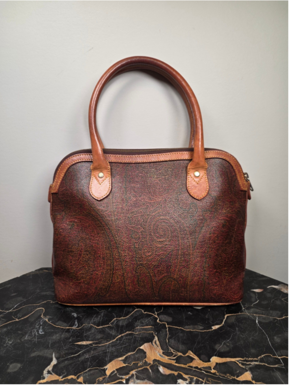 RARE Archival Etro Milano Paisley Handbag - Restoration Steal
